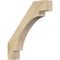 Ekena Millwork 6"W x 32"D x 36"H Merced Rough Sawn Knee Brace, Douglas Fir BRC06X32X36MRC00RDF - alternate 1